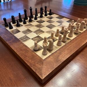 Handmade 15” chess board